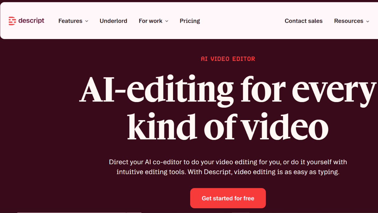 Descript: A Revolution in Video Editing Through Text Manipulation